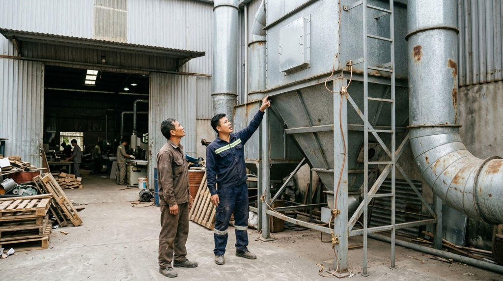 Tiêu chuẩn an toàn pccc nhà xưởng gỗ đối với hệ thống hút bụi cơ khí