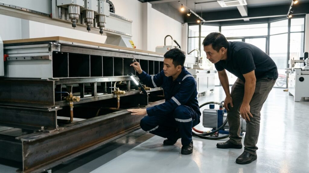 kinh nghiệm tối ưu chi phí mở xưởng mộc khi chọn mua máy cnc chuẩn cơ khí